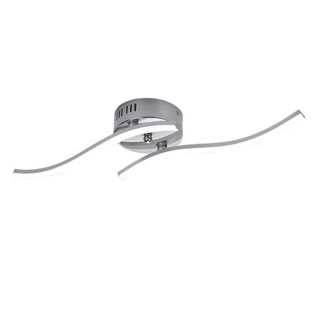

XGeek LED Ceiling Light Elegant Modern Curved Design Ceiling Lights 2/3/4 Built-in LED Boards Metal Ceiling Lighting Fixture for Living Rooms Bedroom Kitchen Hallway and Bedrooms