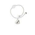 thumbnail image 2 of Delight Jewelry Silvertone Script Mom Heart - Silvertone Leaf Delicate Bracelet, 6.25+1.75", 2 of 4