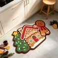 thumbnail image 2 of KKOUHVY Christmas Rug, Non-slipped & Absorbent Christmas Door Mat, Super Soft Cozy Cabin Xmas Front Door Rug for Indoor Entryway, 24x36 inch, 2 of 6