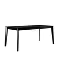 thumbnail image 5 of Tudor Contemporary Modern Wood Rectangular Dining Table Black Engineered Wood, 5 of 5