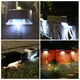 thumbnail image 4 of Lámpara LED para exteriores de 4 piezas, luz decorativa para jardín, lámpara de valla impermeable, lámpara solar, 4 of 6
