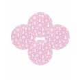 thumbnail image 7 of 13 Inch Round Placemats Set of 4, Pink White Christmas Non Slip Heat Insulation PP Table Mats, Xmas Tree Snowflake Winter Abstract Washable Place Mats for Kitchen Dining Party Table Decor, 7 of 7