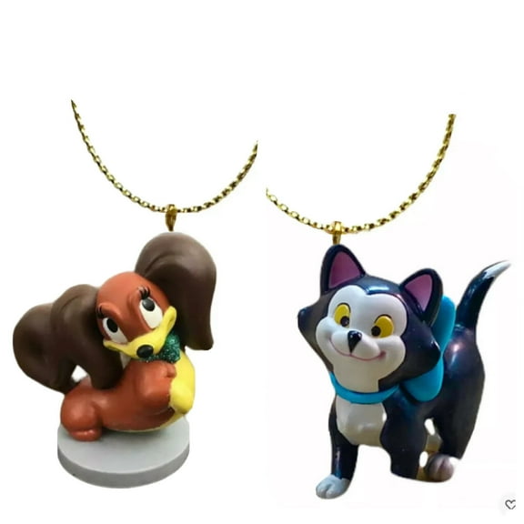 Happy Helper Figaro Cat & Fifi Pup Puppy Ornament Charm Figure Figurine Minnie