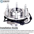 thumbnail image 6 of ECCPP Wheel Bearing Hub Assembly 2004-2007 For Buick Rainier 2002-2009 For Chevrolet Trailblazer For GMC Envoy  513188 W/ABS 6 Lugs  1PCS, 6 of 7