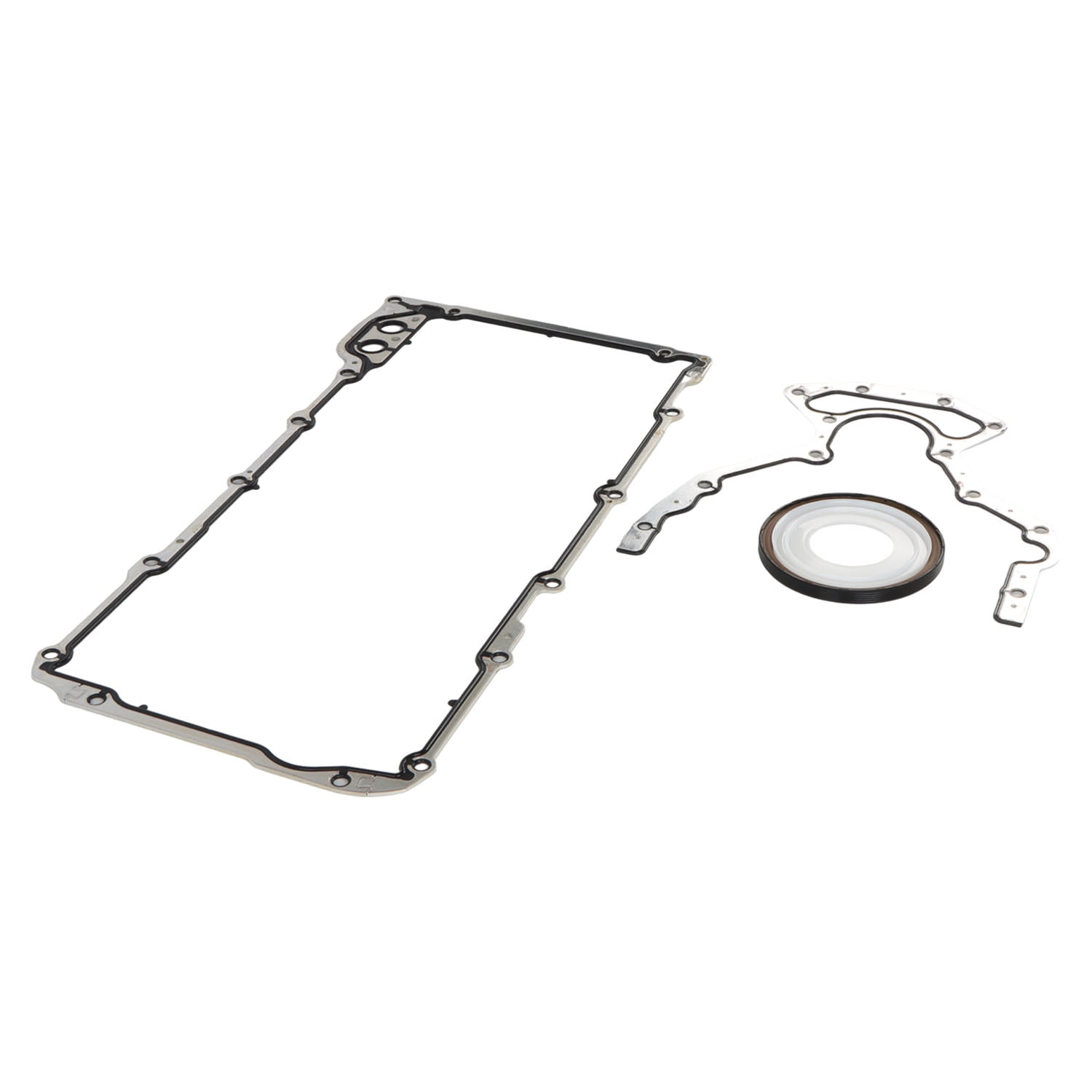 NAVOROGE 1Set Engine Rear Main Seal & Oil Pan Gasket For CHEVY GMC 4.8 5.3 6.0 6.2L V8 OHV
