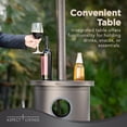 thumbnail image 5 of Aspect Living Mocha Finish Patio Heater with Table, 5 of 10