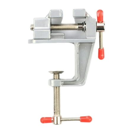 

Bench Clamp - Adjustable High Hardness Stable Clamp-On Mini Jaw Bench Vise Carpentry Supply
