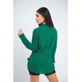 thumbnail image 3 of Blusa Manga Larga Dama Verde Con Puntos Mundo Terra 026241, 3 of 3