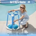 thumbnail image 4 of Pool Basketball Hoop Set with 2 Balls - Fun Aquatic Game for Kids & Adults, 4 of 5