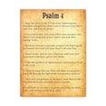 thumbnail image 1 of Scripture Walls Psalm 4 Chapter Gold Bible Canvas Christian Wall Art Ready to Hang Unframed, 1 of 7