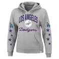 thumbnail image 2 of Women's '47  Heather Gray Los Angeles Dodgers Plus Size Starry Eye Hoodie, 2 of 3