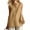 Khaki, variant on Zynoxe Womens Cotton Linen Tops Summer Mock Neck Sleeveless Button Up Tank Tops for Daily Wear Casual Flowy Ventilate Side Split Work Business Tops Sky Blue S