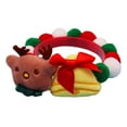 thumbnail image 2 of Toysmith Pet Christmas Scarf Neckwear, Xmas Dress up Outfit, Pet Dog Necklace Scarf Holiday Pet Necklace for Daily wearing Cosplay XS elk, 2 of 9