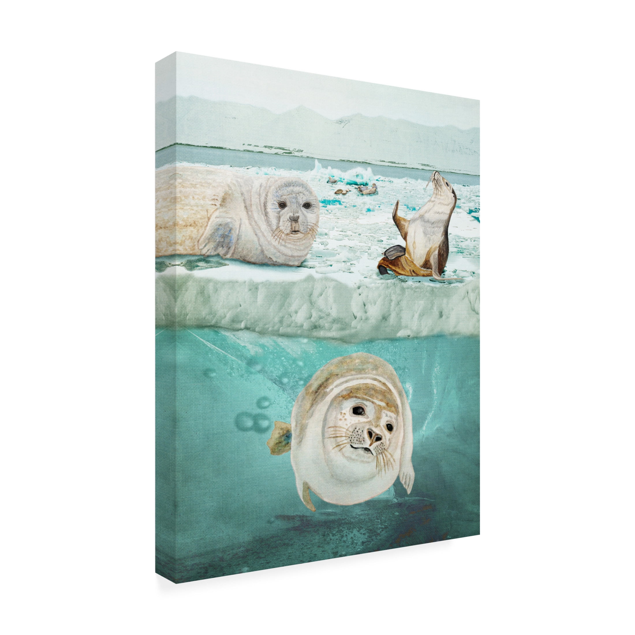 Canvas Wall Art - Angeles M. Pomata 'Arctic Expedition' Wall Art for Living Room, Bedroom, or Office D?cor by Trademark Fine Art - 24 x 32 Inches