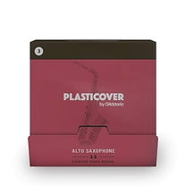 Plasticover by D'Addario Alto Saxophone Reeds, Strength 3.0, 25-pack