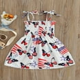 thumbnail image 3 of CHUANK Robe d'Été à Bretelles à Fleurs pour Tout-Petits, Enfants, Bébés Filles, 3 of 7