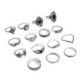 thumbnail image 1 of Decodeary 15 Pieces Midi Rings Women Supplies DIY Jewelry Firm Structure Birthday Gift, 1 of 6
