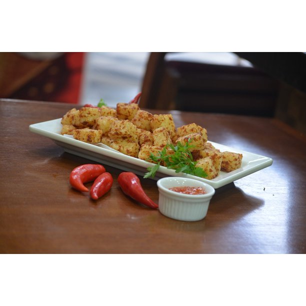 Dadinho Tapioca Pepper Happy Hour Portion20 Inch By 30 Inch Laminated