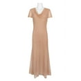 thumbnail image 4 of JS Collections Cowl Neck Short Sleeve Zipper Back Embellished Mesh Dress-ROSE / 6, 4 of 4