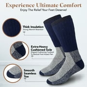 Thermal Socks Merino Wool Socks For Women and Men - 3 Pairs of Extra-Mens Warm Socks, Winter Socks, Hiking Socks, Boot Socks by Debra Weitzner