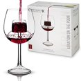 thumbnail image 2 of Sommelier Aerating Wine Glasses by Chevalier Collection (Set of 2) - Wine Glass With Built In Aeratorâ€¦, 2 of 5