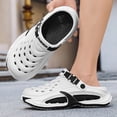 thumbnail image 2 of OYXSER Garden Clogs Slip Lightweight Casual Shoes Solid Color Non Slip Breathable Thick Soled Shoes Unisex EVA Waterproof Slip-On Shoes with Arch Support, 2 of 7