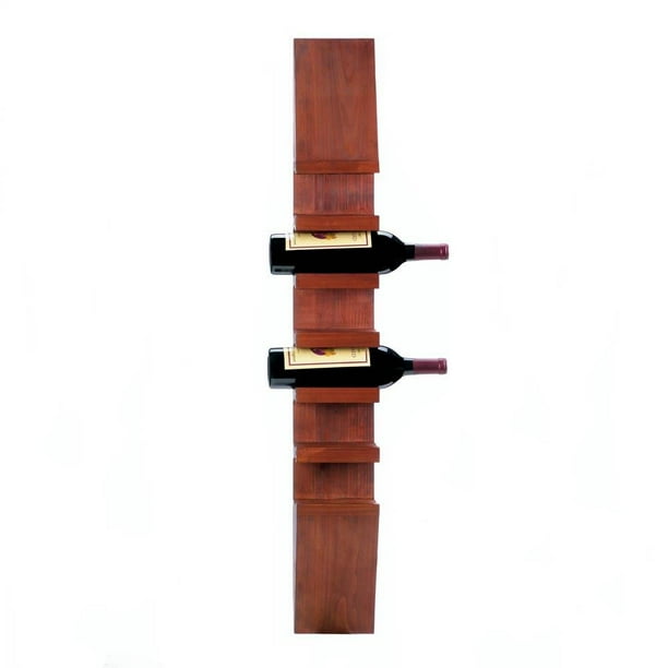 Wine Rack Wall Decor, Wallmounted Vertical Holder Display Modern Wall