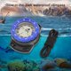 thumbnail image 5 of Sonducket Brújula de muñeca subacuática ABS, portátil, para hombres, mujeres, adolescentes, apnea, 50 m, calibre impermeable, para acampar, nadar, Deportes acuáticos Azul Sonducket OD002495-03B, 5 of 5