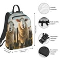 thumbnail image 2 of Yiaed Cute Prairie Sheep Herd Print Lightweight Backpack Travel Backpacks Hiking Daypack for Women Men, 2 of 5