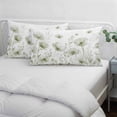 thumbnail image 4 of Sage Green Spring Floral King Pillow Covers,Summer Botanical Watercolor Vintage Breathable Throw Pillow Cases with Invisible Zipper,Decorative Pillowcase Pillows Protectors for Sofa Bed Couch 20"x36", 4 of 9