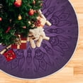 thumbnail image 4 of SKYSONIC Mandala Christmas Tree Skirt Home Decoration Large Round Christmas Tree Skirt for Holiday Party Home Christmas Day Ornaments 35.4 Inch, 4 of 6