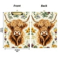 thumbnail image 5 of FORMRS Acrylic Clipboard with Low Profile Clip Standard A4 Letter Size, 12.5" x 9", Floral Cow, 5 of 8