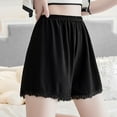thumbnail image 4 of Annhoo Womens Slip Shorts High Waist Ice Silk Lace Pettipants Breathable Culottes Under Dresses Safety Shorts, 4 of 9