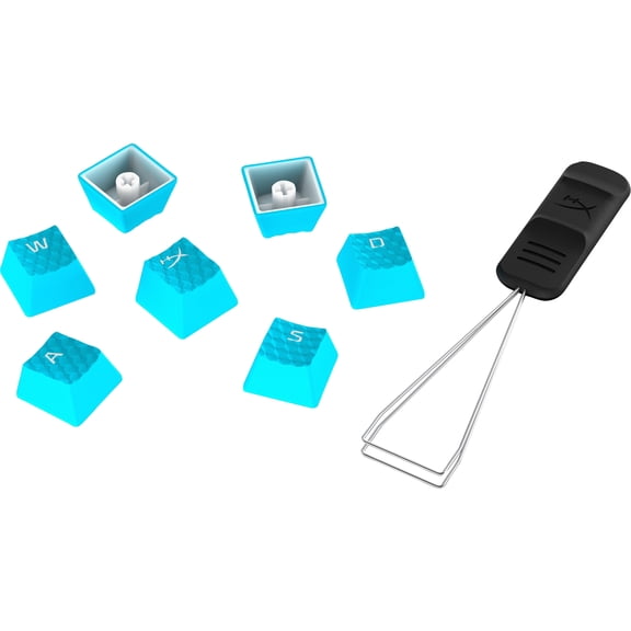 HyperX Rubber Keycaps, Gaming Accessory Kit, Blue (US Layout)