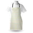 thumbnail image 4 of Ladybug Apron, Botanical Garden Theme with Leaves Fern Flowers Raindrops Bugs Luck Doodle, Unisex Kitchen Bib with Adjustable Neck for Cooking Gardening, Adult Size, Multicolor, by Ambesonne, 4 of 4