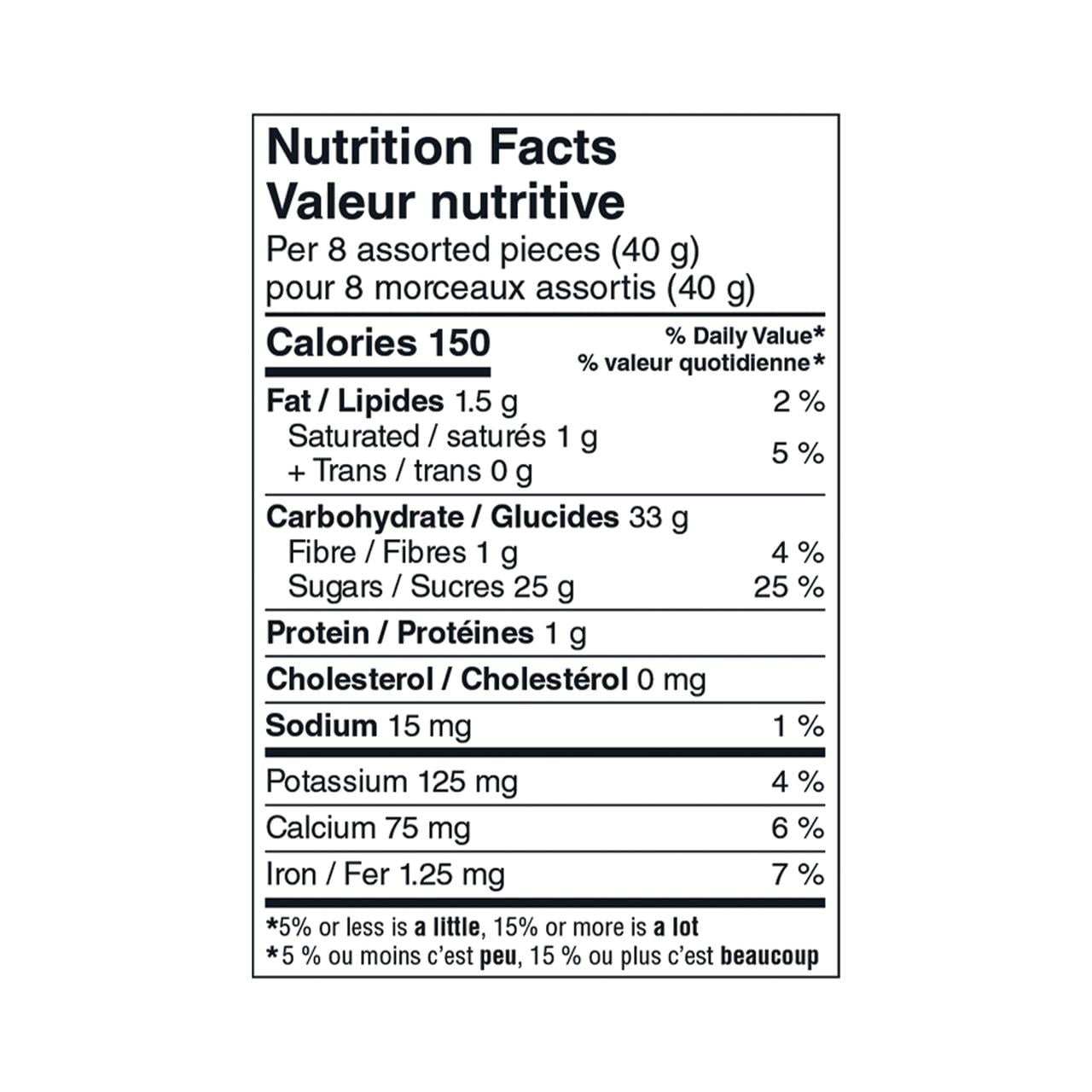 Réglisses assorties de qualité supérieure Notre Excellence 700GR