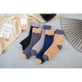 thumbnail image 3 of MSJUHEG Fuzzy Socks,Warm Socks,Slipper Socks for Men,Fluffy Socks,Wool Socks,Mens Socks Coral Socks Stripe Socks Colorful Athletic Socks Socks Thermal Socks Navy One Size, 3 of 4