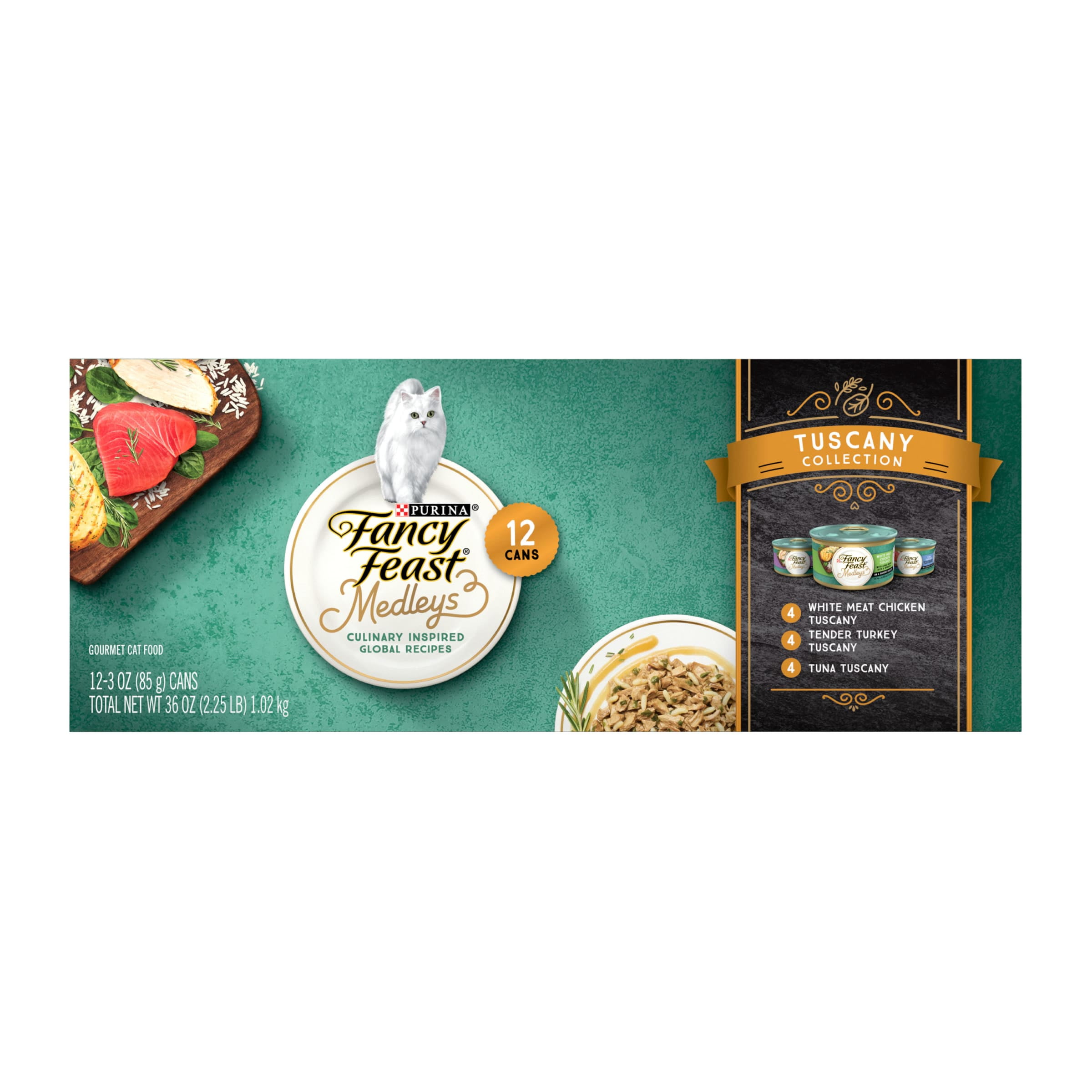 Fancy Feast Elegant Medleys Tender Turkey Tuscany Canned Cat Food Fancy Feast Elegant Medleys Tender Turkey Tuscany Canned Cat Food