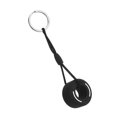 thumbnail image 2 of relayinert Keyring Handbag PVC Tire Pendant Keyring Bag Backpack Car Rearview Mirror Hanging Ornament white, 2 of 6