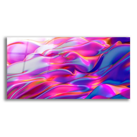 Epic Art 'Silk Dessert' by Epic Portfolio, Acrylic Glass Wall Art, 24"x12"