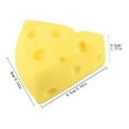 thumbnail image 4 of ICQOVD Cheese Shape Squishy Stress Relief Squeeze Tool, 4 of 9
