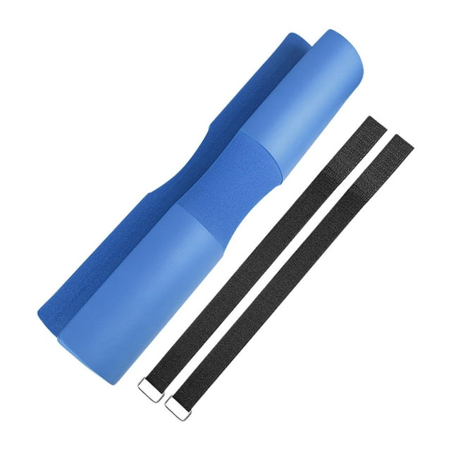 Almohadilla para sentadillas con barra,Almohadilla para sentadillas con barra,relleno de espuma gruesa,antideslizante,Acolchado de barra para accesorio de barra de peso de empuje,Equipo de Azul