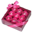 thumbnail image 3 of Jabón perfumado con forma de rosa, caja de regalo cuadrada, regalo de aniversario, aroma agradable, decoración realista para interiores y exteriores,, 3 of 8