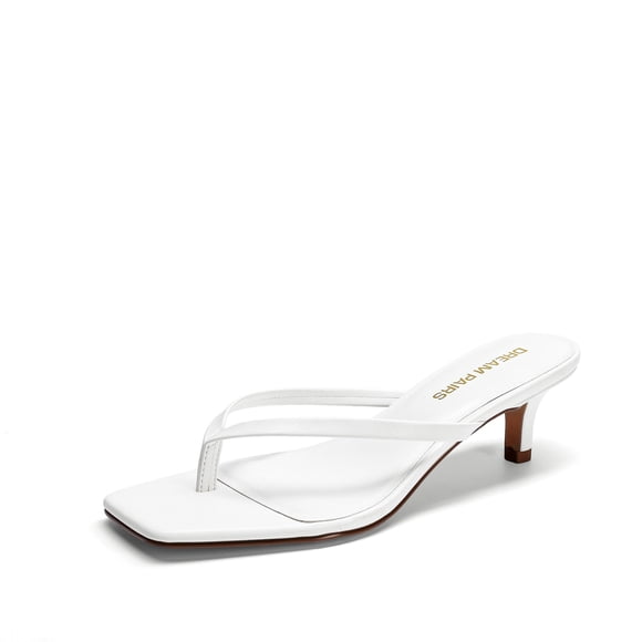 Sandalia DREAM PAIRS SDHS25001W Tacones Kitten 5 cm Blanco