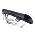 thumbnail image 1 of Universal Black Stainless Steel Motorcycle Motocross Exhaust Muffler Pipe Tip, 1 of 9