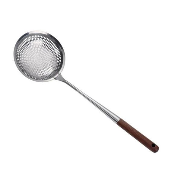 Colador De Cocina, Colador De Acero Inoxidable Para Alimentos, Colador Con Mango Largo De Madera, Herramienta De Cocina Methold HA034585-00