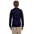 thumbnail image 3 of Jeunesse 7,8 oz ComfortBlend EcoSmart 50/50 Molleton à Col Rond, Bleu Marine, Grand, 3 of 4