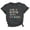 Dark Gray, variant on Womens Graphic Letter Print T Shirt Casual Loose Fit Short Sleeve Crewneck Top