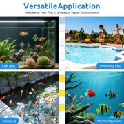 SEAOURA 7-in-1 Aquarium Test Kit - 65 Strips for Fish Tanks & Ponds, Tests pH, Nitrate, Nitrite, Chlorine, Hardness, Alkalinity, Carbonate - Accurate & Fast Water Testing Strips