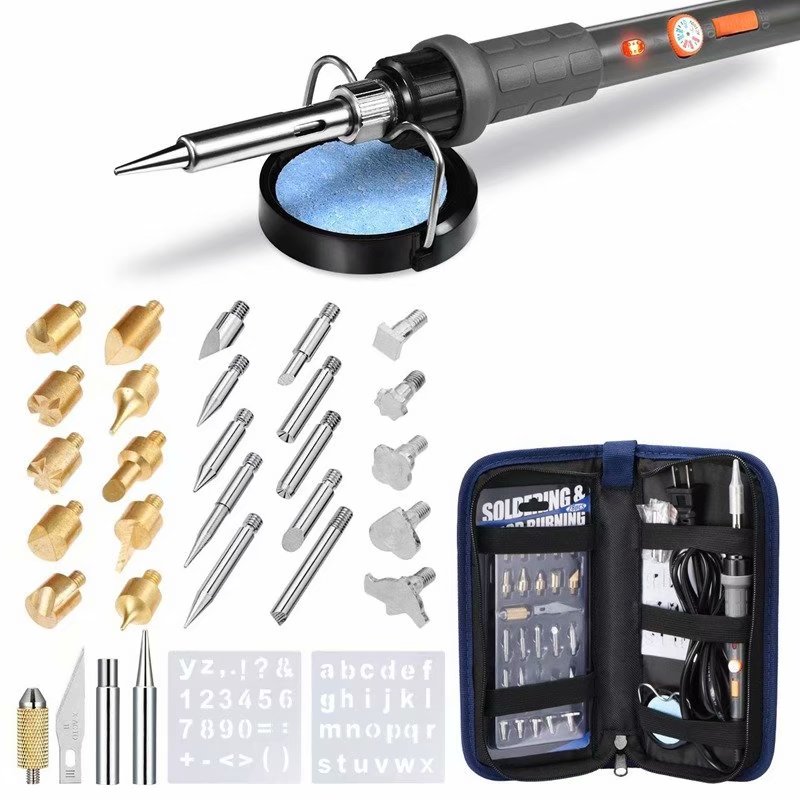 VicTsing Wood Burning Kit, 35Pcs Woodburning Tool with Soldering Iron
